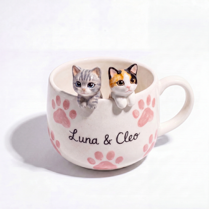 Handmade Custom Pet Figurine Mug
