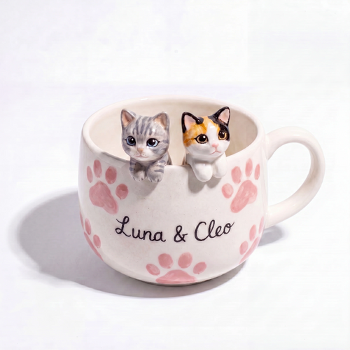 Handmade Custom Pet Figurine Mug