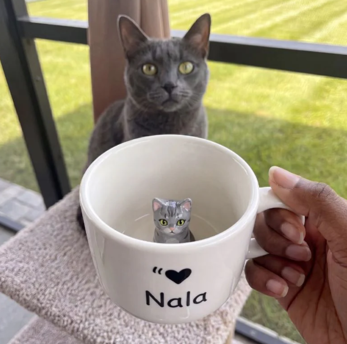 Handmade Custom Pet Figurine Mug